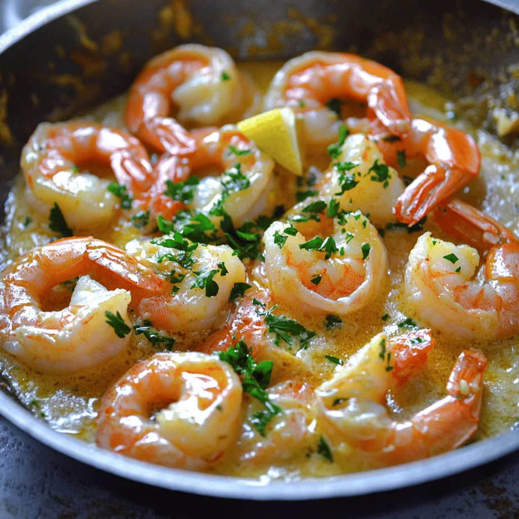 For this dish, you need just five simple and tasty ingredients. Here’s what you need: - 1 pound large shrimp, peeled and deveined - 4 tablespoons unsalted butter - 4 cloves garlic, minced - 1 tablespoon fresh lemon juice - 1/4 cup parsley, chopped