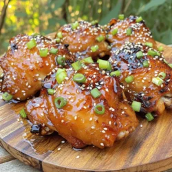 When making Spicy Honey Garlic Chicken, you'll need some key ingredients. These flavors work together to create a tasty dish. - 4 boneless, skinless chicken thighs - 1/4 cup honey - 3 tablespoons soy sauce (low sodium) - 3 cloves garlic, minced - 1 tablespoon sriracha (or to taste) - 1 tablespoon sesame oil - 1 teaspoon ginger, grated - Salt and pepper to taste Chicken thighs are perfect for this dish. They stay juicy and soak up the marinade well. Honey and soy sauce add sweet and salty notes. Garlic, ginger, and sriracha bring heat and depth to the flavor. You can adjust the sriracha based on your heat preference. Adding a few garnishes can elevate your dish. They add color and extra flavor. - 2 tablespoons green onions, sliced (for garnish) - 1 tablespoon sesame seeds (for garnish) Green onions give a fresh crunch. Sesame seeds add a nice nutty finish. You can sprinkle these on just before serving for the best look and taste. For the complete recipe, refer to the Full Recipe. To make the marinade, I start by whisking together the ingredients. In a medium bowl, I mix honey, soy sauce, minced garlic, sriracha, sesame oil, and grated ginger. This blend gives the chicken its sweet and spicy flavor. You want to whisk until everything combines well. Marinating time is key. I let the chicken sit in the marinade for at least 30 minutes. If I have more time, I let it go for up to 2 hours. This helps the chicken absorb all those tasty flavors. Next, I preheat the oven to 400°F (200°C). I take the marinated chicken thighs and place them in a baking dish. I pour any leftover marinade over the top. A light sprinkle of salt and pepper adds some extra taste. I bake the chicken for about 25-30 minutes. I make sure the chicken reaches an internal temperature of 165°F (75°C). Halfway through, I baste the chicken with the pan juices. This keeps it juicy and flavorful. For an added touch, I turn on the broiler for the last 2-3 minutes. This gives the chicken a nice, caramelized finish. I watch it closely to avoid burning. Once the chicken is done, I let it rest for a few minutes. Resting allows the juices to settle, making the chicken more tender. Before serving, I sprinkle sliced green onions and sesame seeds on top. This adds a pop of color and crunch. Now, the chicken is ready to enjoy! Check out the full recipe for more details. - Best Marinating Practices: To get juicy chicken, marinate it well. Use a mix of honey, soy sauce, garlic, sriracha, and sesame oil. Let the chicken sit in the marinade for at least 30 minutes. For more flavor, try marinating for up to 2 hours. This helps the chicken soak up all the tasty goodness. - Cooking Temperature Checks: Always check the chicken's internal temperature. Use a meat thermometer to ensure it reaches 165°F (75°C). This step keeps the chicken moist and safe to eat. Remember, if you overcook it, the chicken can dry out. - Adjusting Spice Levels: You can change how spicy the chicken is. If you want more heat, add more sriracha to the marinade. If you prefer it milder, reduce the amount of sriracha. You can also add some chili flakes when you serve it for an extra kick. - Pairing Suggestions with Side Dishes: This chicken goes well with many sides. Try serving it with steamed rice or fluffy quinoa. You can also add some roasted vegetables or a fresh salad. These choices balance the sweetness of the honey and the heat of the sriracha. For a complete meal, consider adding some stir-fried greens too. For the full recipe, check out the details above. {{image_2}} You can switch up the protein in this dish for variety. - Using Chicken Breasts or Drumsticks: Chicken breasts work well if you prefer a leaner option. Just ensure they cook thoroughly. Drumsticks bring a juicy texture and flavor. Adjust the cooking time as needed. - Vegetarian Adaptations with Tofu: If you want a meat-free choice, tofu is great. Use firm tofu, and press it to remove excess moisture. Cut it into cubes and marinate just like chicken. Bake until golden and crisp for a tasty twist. The sauce is what makes this dish special. Feel free to get creative! - Experimenting with Different Spices: You can add spices like paprika or cayenne for extra heat. Garlic powder and onion powder can also enhance the flavor. Mix and match to suit your taste. - Adding Fruit for Sweetness: Want to sweeten the sauce? Try adding fruit. Pineapple or orange juice can brighten the dish. You can even toss in some chopped fruit during baking for a delicious addition. For the complete recipe, check out the [Full Recipe]. After you enjoy your spicy honey garlic chicken, store any leftovers right away. Place the chicken in an airtight container. This helps keep it fresh. It can stay in the fridge for up to four days. When you store it, add some of the leftover sauce on top. This helps keep the chicken juicy and tasty. If you want to keep it longer, freezing is a good choice. Place the chicken in a freezer-safe bag. Squeeze out as much air as you can before sealing the bag. This will prevent freezer burn. The chicken can stay frozen for up to three months. When you're ready to eat it, thaw it in the fridge overnight. To enjoy your chicken again, you need to reheat it properly. The best way to keep the chicken moist is to use the oven. Preheat it to 350°F (175°C). Place the chicken in a baking dish. Add a splash of water or sauce to keep it moist. Cover the dish with foil to trap steam. Heat it for about 15-20 minutes. If you're short on time, you can use the microwave. Place the chicken on a microwave-safe plate. Cover it loosely with a damp paper towel. Heat it in 30-second bursts, checking often. This helps prevent it from drying out. For the best taste, I recommend using the oven. The chicken will taste fresher and more like the first time you cooked it. Enjoy your meal! Marinate the chicken for at least 30 minutes. For the best flavor, aim for 2 hours. This time allows the chicken to soak up the honey, garlic, and spice. The longer you marinate, the deeper the taste. Yes, you can prepare this dish in advance. Marinate the chicken and store it in the fridge. Cook it within 24 hours for the best flavor. If you need to meal prep, cook the chicken and refrigerate. It stays good for 3 to 4 days. Reheat it gently to keep it juicy. You have many great options. Try serving it with steamed rice or quinoa for a filling meal. Roasted vegetables also pair well. You can add a fresh salad for crunch and color. These sides balance the sweet and spicy flavors of the chicken. The Spicy Honey Garlic Chicken is simple and tasty. You learned about key ingredients like chicken thighs, honey, soy sauce, garlic, ginger, and Sriracha. The step-by-step guide covered marinating, cooking, and garnishing. Remember to let it rest before serving. You can also adjust flavors and try different proteins. Store leftovers properly for future meals. With these tips and tricks, you can enjoy a flavorful dish anytime. So, gather your ingredients and start cooking! You'll impress your family and friends with this easy recipe.