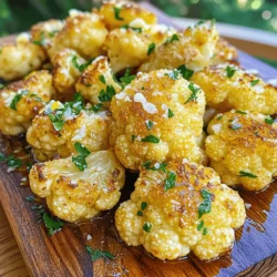 - 1 large head of cauliflower, cut into florets - 4 cloves garlic, minced - 3 tablespoons olive oil - 1 lemon (zest and juice) - 1 teaspoon smoked paprika - 1/2 teaspoon cumin - Salt and pepper to taste - Fresh parsley, chopped (for garnish) The key to making garlic lemon roasted cauliflower is in the simple yet flavorful ingredients. You start with a large head of cauliflower. Cut it into bite-sized florets to ensure even cooking. Next, you’ll need garlic—four cloves, minced. This is where the dish gets its vibrant flavor. For the dressing, you will use three tablespoons of olive oil. It helps everything stick and brings a rich taste. The juice and zest of one lemon add brightness. This citrusy touch balances the earthiness of the cauliflower. Then, you add spices. One teaspoon of smoked paprika gives a subtle smoky flavor. Half a teaspoon of cumin enhances the warmth of the dish. Finally, finish with salt and pepper to your liking. For a fresh look, sprinkle chopped parsley on top right before serving. This adds color and a hint of herbiness. All these ingredients come together to create a dish that is not only healthy but also very tasty. You can find the full recipe for garlic lemon roasted cauliflower in the recipe section. - Preheat the oven to 425°F (220°C). - Prepare the baking sheet with parchment paper. Start by setting your oven to 425°F. This temperature helps the cauliflower roast nicely. Next, line your baking sheet with parchment paper. This step makes cleanup easy and keeps the cauliflower from sticking. - Combine garlic, olive oil, lemon zest, lemon juice, and spices. In a mixing bowl, add your minced garlic and olive oil. Then, zest the lemon and add both the zest and juice to the bowl. Sprinkle in the smoked paprika, cumin, salt, and pepper. Stir the mixture well to ensure it blends nicely. This marinade will coat the cauliflower in vibrant flavor. - Toss cauliflower in the marinade, spread on the baking sheet, and roast. Add the cauliflower florets to the marinade. Toss them gently until they are well covered. Spread the marinated cauliflower on the prepared baking sheet in a single layer. Roast in the oven for 25-30 minutes. Stir halfway through to help with even cooking. When it's done, the cauliflower should be tender and golden brown. Remove it from the oven and let it cool slightly. Transfer to a serving platter and garnish with chopped parsley for a fresh touch. For the full recipe, check out the earlier section. Enjoy your tasty garlic lemon roasted cauliflower! To get the best flavor, make sure each cauliflower floret gets an even coating of the marinade. This helps every bite pack a punch of garlic and lemon. I like to stir the cauliflower halfway through cooking. This step ensures even browning and helps it cook perfectly all around. Serve the roasted cauliflower warm. It tastes best right out of the oven. For a bright touch, add a little extra lemon juice on top. A sprinkle of fresh parsley adds color and freshness, making the dish look beautiful on your table. Use a heavy-duty baking sheet for the best results. A rimmed sheet prevents any oil from spilling. I also recommend using a large mixing bowl. This gives you enough space to toss the cauliflower without making a mess. A good spatula helps in spreading the florets evenly on the sheet. For the full recipe, check out the Garlic Lemon Roasted Cauliflower section above! {{image_2}} You can boost the flavor of garlic lemon roasted cauliflower in many ways. Try adding fresh herbs like thyme or rosemary. These herbs work well with the garlic and lemon. For a tangy twist, add a splash of balsamic vinegar. It brings a sweet acidity that complements the dish. You can easily modify this recipe to fit your diet. For a gluten-free version, ensure your spices are gluten-free. If you want a vegan option, this recipe is already plant-based. To make it low-carb for a keto diet, simply focus on the cauliflower and spices, avoiding any starchy sides. You can also change how you cook the cauliflower. Air frying gives it a crispy texture in less time. Just toss the cauliflower in the marinade and air fry until golden. Grilling adds a smoky flavor that enhances the dish. It’s perfect for summer barbecues. For more details, check the Full Recipe. To keep your garlic lemon roasted cauliflower fresh, store it in an airtight container. Place it in the fridge right after it cools down. This method helps keep the flavors intact. You can enjoy it for up to five days. If you want to keep it longer, consider freezing it. Wrap the cooled cauliflower tightly in plastic wrap, then put it in a freezer bag. It will last about three months in the freezer while still tasting great. When you’re ready to eat your leftovers, reheating is key. For the best results, heat your oven to 350°F (175°C). Spread the cauliflower on a baking sheet. Heat for about 10-15 minutes or until warm. This method helps keep the texture crispy. If you’re in a hurry, you can use the microwave. Place the cauliflower in a microwave-safe bowl. Heat it for about 1-2 minutes. Be sure to stir it halfway through to avoid sogginess. You can easily add garlic lemon roasted cauliflower to your meal prep. It goes well with grains, like quinoa or rice. You can also pair it with proteins, such as grilled chicken or chickpeas. Pack it in containers for lunch or dinner throughout the week. This way, you have a healthy, tasty option ready to go. You’ll find it adds a bright flavor to any meal. For more details on making this dish, check the Full Recipe. To cut cauliflower for roasting, start with a large head. Remove the leaves and stem. Then, slice the head into quarters. From there, cut each quarter into florets. Aim for even sizes, about 1 to 2 inches. This helps them cook at the same rate. Smaller pieces may brown faster, while larger ones may need more time. So, keep them about the same size for best results. Yes, you can prepare garlic lemon roasted cauliflower ahead of time. After cutting and marinating the cauliflower, you can store it in the fridge for up to a day. This lets the flavors soak in, which makes it even tastier. Just remember to keep it in an airtight container. When you’re ready to cook, simply spread it on a baking sheet and roast as directed. If you have leftovers, store them in the fridge for up to three days. Garlic lemon roasted cauliflower pairs well with many dishes. You can serve it with grilled chicken for protein. It also goes great with quinoa or rice for a hearty meal. Try it alongside a fresh salad for a light side. For a Mediterranean touch, serve it with hummus or tzatziki. The flavors mix well and keep your meal balanced. Enjoy experimenting with different pairings! This blog post covered garlic lemon roasted cauliflower and its key ingredients and steps. You learned how to mix a flavorful marinade, roast the cauliflower, and serve it warm. Exploring tips and variations can boost the dish's taste. Also, proper storage and reheating keep it fresh for later. Enjoy this nutritious side in many ways. Roasted cauliflower is easy to make and delicious to eat. Embrace your kitchen skills and share this dish with loved ones!