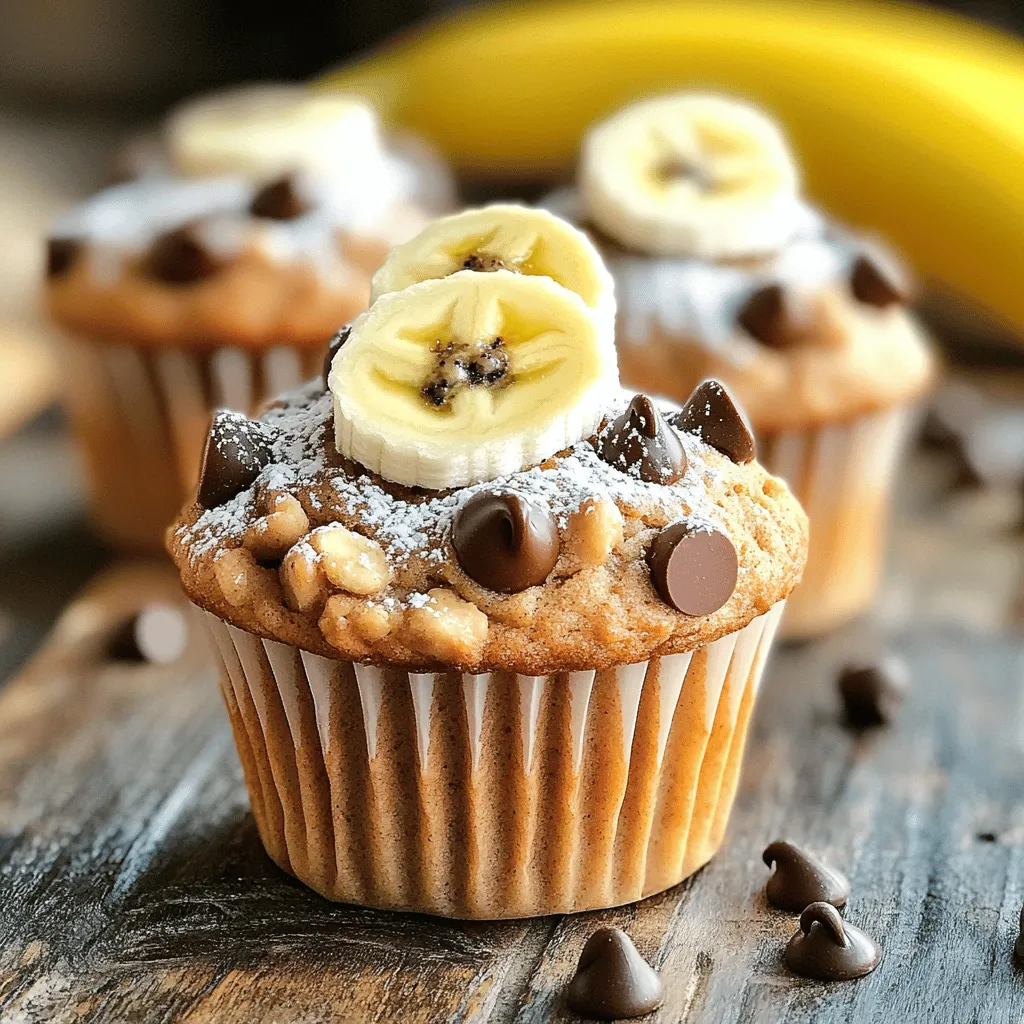 To make these tasty muffins, gather these simple ingredients: - 1 cup rolled oats - 1 cup whole wheat flour - 1/2 cup natural peanut butter - 1/2 cup honey or maple syrup - 1 large banana, mashed - 1 cup almond milk These ingredients form the base of the muffins. The oats give a nice texture. Whole wheat flour adds fiber. Peanut butter provides healthy fat and flavor. Honey or maple syrup sweetens the mix naturally. The banana adds moisture and a hint of sweetness. Almond milk keeps it dairy-free, but you can use any milk you like. You’ll also need a few baking essentials: - 2 teaspoons baking powder - 1/2 teaspoon baking soda - 1/4 teaspoon salt - 1/2 teaspoon cinnamon The baking powder and baking soda help the muffins rise. Salt enhances all the flavors. Cinnamon adds a warm spice that makes these muffins even better. Want to make your muffins extra special? Consider these optional add-ins: - 1/2 cup chocolate chips - 1/4 cup chopped nuts Chocolate chips offer a sweet surprise. Chopped nuts add crunch and richness. You can mix and match these add-ins based on your taste. For the full recipe, check out the details above. Enjoy your baking! - Preheat your oven to 350°F (175°C). - Prepare your muffin tin with liners or grease. This helps the muffins come out easily. - In a large bowl, combine: - 1 cup rolled oats - 1 cup whole wheat flour - 2 teaspoons baking powder - 1/2 teaspoon baking soda - 1/4 teaspoon salt - 1/2 teaspoon cinnamon - Mix the dry ingredients well. This ensures an even rise for your muffins. - In another bowl, blend: - 1 large banana, mashed - 1 cup almond milk - 1/2 cup natural peanut butter - 1/2 cup honey or maple syrup - Stir until smooth and well combined. This adds moisture and flavor. - Pour the wet ingredients into the dry ingredients. - Stir gently until just combined. Be careful not to overmix. - If you want, fold in 1/2 cup chocolate chips or 1/4 cup chopped nuts. This adds fun flavors and textures. - Spoon the batter into the prepared muffin tin. Fill each cup about 3/4 full. - Bake in the preheated oven for 18-22 minutes. Check if a toothpick comes out clean. - Let the muffins cool in the tin for 5 minutes. - Then, transfer them to a wire rack to cool completely. - For a nice touch, serve warm and dust with powdered sugar or drizzle with extra peanut butter. You can also add sliced banana on top for garnish. For the full recipe, check the details above. Enjoy your baking adventure! Measuring your ingredients right makes a big difference in baking. For flour and oats, use the spoon and level method. First, scoop your flour or oats into a measuring cup with a spoon. Then, level off the top with a straight edge, like a knife. This method prevents packing, which can make your muffins too dense. Mixing your muffin batter should be like a gentle hug. Combine the wet and dry ingredients until just mixed. If you see some dry flour or oats, that’s okay. Overmixing makes the muffins tough. A few lumps are fine; they will bake out. This way, your muffins stay light and fluffy. To boost your muffins, add spices or sweeteners. A pinch of nutmeg can add warmth. You can also try vanilla extract for extra flavor. If you want more sweetness, mix in a little brown sugar or agave syrup. For texture, consider adding chopped nuts or seeds. These simple tweaks can make your muffins even more delicious. For a full recipe of Peanut Butter Oatmeal Muffins, check out the full recipe. {{image_2}} To make these muffins vegan, swap honey for maple syrup. You can also use a flax egg instead of a regular egg. A flax egg is made by mixing one tablespoon of ground flaxseed with three tablespoons of water. Let it sit for a few minutes until it thickens. This will help bind the ingredients together. If you want a gluten-free version, use gluten-free oats and flour. Almond flour or oat flour works great in this recipe. You can also mix in some coconut flour for added texture. Be sure to check labels to ensure everything is gluten-free. To add different flavors, mix in chocolate chips, berries, or nuts. You can also try adding spices like nutmeg or ginger for warmth. For a tropical twist, fold in shredded coconut or diced pineapple. The options are endless, and you can create your signature muffin. For the full recipe, refer to the section above. Store your peanut butter oatmeal muffins in an airtight container. Keep them at room temperature for up to three days. For best taste, place a piece of parchment paper between layers. This helps keep them fresh and soft. You can freeze muffins for later enjoyment. Let them cool completely before freezing. Wrap each muffin in plastic wrap, then place them in a freezer bag. They stay good for up to three months. To reheat, take one out and microwave it for about 30 seconds. You can also let it thaw overnight in the fridge. These muffins will stay fresh for about three days at room temperature. If you freeze them, they last for three months. Enjoy them warm or at room temperature for the best flavor. For the full recipe, check the complete guide to making these tasty muffins. Yes, you can make these muffins without bananas. Some good alternatives include: - Unsweetened applesauce - Silken tofu - Pumpkin puree - Yogurt These options help keep the muffins moist and flavorful. To make the muffins less sweet, try these tips: - Reduce the honey or maple syrup by 1/4 cup. - Use less ripe bananas, as they are sweeter. - Add a little more salt or spices like cinnamon to balance the flavor. These changes will give you a less sweet muffin without losing taste. If you need a peanut butter substitute, consider these options: - Almond butter - Cashew butter - Sunflower seed butter - Soy nut butter These nut butters still provide a creamy texture and flavor. Each peanut butter oatmeal muffin has about 180-200 calories. This can vary based on the ingredients you choose. The serving size is one muffin. For a healthier choice, consider: - Using less sweetener - Adding more oats or nuts These adjustments can keep the calories in check while still being delicious. For more details, check the Full Recipe. These peanut butter oatmeal muffins are easy to make and tasty. We covered all the main ingredients, steps, and tips. You can tweak the recipe for vegan or gluten-free needs. Store them well for longer freshness. Enjoy these muffins as a quick snack or a healthy breakfast. Make them your own with fun add-ins. Start baking today and savor the delicious results!