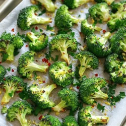 - 1 large head of broccoli, cut into florets - 3 tablespoons olive oil - 4 cloves garlic, minced - Zest of 1 lemon - Juice of 1 lemon - 1 teaspoon red pepper flakes - Salt and pepper to taste - ¼ cup grated Parmesan cheese (optional) - Fresh parsley, chopped for garnish The ingredients for Lemon Garlic Roasted Broccoli are simple yet powerful. Each one contributes to the dish's flavor and health benefits. Broccoli Health Benefits Broccoli is a superfood. It is low in calories but high in vitamins. This green veggie is rich in fiber, which helps digestion. It also contains antioxidants that protect your body from harm. Lemon as a source of Vitamin C Lemons are packed with Vitamin C. This vitamin helps boost your immune system. It also aids in skin health and keeps your body strong. Garlic's health advantages Garlic is more than just a flavor booster. It has properties that can lower blood pressure. Garlic also has compounds that may help improve heart health. Using these ingredients together makes a dish that is not only tasty but good for you, too. For the complete cooking process, check the Full Recipe. First, preheat your oven to 400°F (200°C). This step is key for the perfect roast. While the oven heats, grab a large mixing bowl. In this bowl, combine the broccoli florets, olive oil, minced garlic, lemon zest, and lemon juice. Mix well to coat the broccoli evenly. Next, add red pepper flakes, salt, and pepper to taste. Toss everything together until it looks delicious and colorful. Once your broccoli is ready, spread it out on a baking sheet lined with parchment paper. Make sure the florets are in a single layer. This helps them roast evenly. Now, place the sheet in the oven and roast for about 20 to 25 minutes. Halfway through, stir the broccoli gently to ensure every piece gets that nice, roasted touch. Keep an eye on them. You want them tender but a little crisp. If you love cheese, sprinkle grated Parmesan over the broccoli during the last five minutes of roasting. This gives it a cheesy, golden finish. Once it’s done, take the baking sheet out of the oven. Garnish your beautiful dish with freshly chopped parsley. This adds a pop of color and a fresh taste. For the full recipe, check the ingredients and steps provided earlier. To get crispy broccoli, start by cutting it into even florets. This helps them cook evenly. Toss the florets in olive oil and spices before roasting. Make sure the broccoli is well coated, but don’t drown them in oil. To avoid overcooking, keep an eye on the time. Roast for about 20-25 minutes at 400°F (200°C). Stir halfway through to ensure all sides get crisp. If you notice some pieces browning too fast, take them out. You can try adding spices like paprika or cumin for extra flavor. These spices work well with lemon and garlic. For a kick, add more red pepper flakes. To boost lemon and garlic flavors, use fresh lemon juice and zest. Fresh garlic packs more punch than dried. You can also try roasting garlic cloves with the broccoli for a mellow taste. To prepare broccoli in advance, wash and cut it a day before. Store the florets in a sealed bag in the fridge. This keeps them fresh and ready to roast. For prepped ingredients, keep the olive oil and spices in a small bowl. You can mix them in the morning. Just toss them with the broccoli right before roasting. This saves time and makes it easier to cook. For the full recipe, check out the details above! {{image_2}} You can switch up the cheese for a new taste. Try feta or goat cheese. Both add a creamy touch. If you want a dairy-free option, leave out the cheese. You can also use other vegetables. Cauliflower or Brussels sprouts work well. They roast nicely and soak up the flavors too. In summer, use fresh herbs like basil or oregano. These herbs add a bright flavor. In winter, try thyme or rosemary. These herbs make the dish hearty and warm. You can also add cherry tomatoes for a burst of color and taste. For vegan options, skip the cheese and add nutritional yeast. It gives a cheesy flavor without dairy. If you need gluten-free, this dish is already safe. Just make sure to check the seasonings. For low-sodium diets, use less salt. You can also add lemon juice for flavor without extra salt. Explore variations to find your perfect blend! For the full recipe, check out the Zesty Lemon Garlic Roasted Broccoli. To keep leftover lemon garlic roasted broccoli fresh, place it in an airtight container. You can store it in the fridge for up to three days. Make sure it cools down first before sealing it. This helps avoid moisture buildup. If you want to keep it longer, freezing is a great option. Wrap the broccoli tightly in plastic wrap or use a freezer-safe bag. It can last for up to three months in the freezer. Just remember to label the bag with the date. When reheating your broccoli, the goal is to keep it tasty and crisp. The best way is to use the oven. Preheat your oven to 350°F (175°C). Spread the broccoli on a baking sheet and heat for about 10 minutes. This method helps regain some crispness. You can also reheat it in a skillet over medium heat. Just add a splash of olive oil to help keep the moisture in. Avoid using the microwave if you can. Microwaving often makes the broccoli soggy. If you must use it, do so for short intervals. Heat for 30 seconds at a time, stirring in between. This method helps keep the broccoli from getting too wet. Enjoy your tasty lemon garlic roasted broccoli as if it were freshly made! For the full recipe, check the main section. Can I use frozen broccoli for this recipe? Yes, you can use frozen broccoli. Just thaw it first. Pat it dry to remove excess water. This helps the broccoli roast well and get crisp. What can I serve this dish with? Lemon garlic roasted broccoli pairs well with grilled chicken or fish. You can also serve it with rice or quinoa. It makes a great side for pasta dishes too. How can I adjust the spice level? To adjust the spice, add more or less red pepper flakes. You can also skip them if you want a milder taste. Try adding black pepper for a different kick. Is it possible to prepare this dish in advance? Yes, you can prep the broccoli ahead of time. Cut the florets and mix them with oil and spices. Store in the fridge for up to a day before roasting. What other dishes pair well with Lemon Garlic Roasted Broccoli? This dish goes great with a variety of meals. Try it with a simple lemon chicken, a hearty steak, or a grain bowl. It’s a versatile side that complements many flavors. For the full recipe, check out the [Full Recipe]. This blog post showed you how to make Lemon Garlic Roasted Broccoli. We covered the ingredients you need, their health benefits, and step-by-step cooking instructions. I shared tips to make your broccoli crispy and ways to enhance its flavor. You learned about variations and dietary adjustments to fit your needs. Lastly, we discussed how to store leftovers and reheat them without losing taste. Roasted broccoli is an easy dish to enjoy in many ways. Try different flavors and have fun with this recipe!