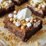 - 1 cup pumpkin puree - 1/2 cup unsalted butter, melted - 1 cup brown sugar - 1/2 cup granulated sugar - 2 large eggs - 1 teaspoon vanilla extract - 1 cup all-purpose flour These main ingredients create the base for your brownies. Pumpkin puree gives a lovely flavor and moisture. The butter adds richness, while the sugars provide sweetness. Eggs bind everything together, and flour gives the brownies their structure. - 1/2 cup unsweetened cocoa powder - 1 teaspoon pumpkin pie spice - 1/2 teaspoon baking powder - 1/4 teaspoon salt These flavor enhancers are key to making the brownies taste amazing. Cocoa powder adds a deep chocolate flavor. Pumpkin pie spice brings warmth and cozy notes. Baking powder helps the brownies rise, while salt balances the sweetness. - 1 cup mini marshmallows - 1/2 cup graham cracker crumbs - 1/2 cup chocolate chips (semi-sweet or dark) Mix-ins make these brownies a true treat. Mini marshmallows give that classic s’mores texture. Graham cracker crumbs add crunch and flavor. Chocolate chips melt into pockets of goodness. Together, they create a delightful experience in every bite! 1. Preheat your oven to 350°F (175°C). This warms the oven for even baking. 2. Grease a 9x9 inch baking pan with butter. You can also use parchment paper for easy removal. 1. In a large bowl, combine 1/2 cup melted butter, 1 cup pumpkin puree, 1 cup brown sugar, and 1/2 cup granulated sugar. Whisk until smooth. 2. Add 2 large eggs, one at a time. Mix well after each egg. Then, stir in 1 teaspoon vanilla extract. 1. In a separate bowl, mix 1 cup all-purpose flour, 1/2 cup unsweetened cocoa powder, 1 teaspoon pumpkin pie spice, 1/2 teaspoon baking powder, and 1/4 teaspoon salt. 2. Gradually add the dry mix to the wet ingredients. Stir until just combined. Do not overmix. 1. Gently fold in 1 cup mini marshmallows, 1/2 cup graham cracker crumbs, and 1/2 cup chocolate chips. Make sure they are evenly distributed. 1. Pour the brownie batter into the prepared pan. Spread it evenly. 2. Bake in the preheated oven for 30-35 minutes. Use a toothpick to check. It should come out with a few moist crumbs. 1. Once baked, let the brownies cool in the pan for 10-15 minutes. 2. Carefully lift them out and cut into squares. Serve warm for the best taste. To get fudgy brownies, focus on mixing. Mix just enough to blend the dry and wet ingredients. If you overmix, your brownies will become tough. You want a smooth batter with some lumps of chocolate chips and marshmallows. This will keep them soft and gooey. Toppings can elevate your brownies. I suggest adding graham cracker crumbs on top. This gives a nice crunch and classic s’mores vibe. A dollop of whipped cream makes each bite feel special. Using quality chocolate chips is key too. Semi-sweet or dark chips add rich flavor. They melt beautifully, enhancing the overall treat. If you live in a high-altitude area, you may need to adjust your baking time. At higher altitudes, baked goods can rise too fast and fall. You might need to bake them a bit longer. Always check your brownies by inserting a toothpick. If it comes out with a few moist crumbs, they are ready. Also, ensure your oven is calibrated. An oven that runs hot or cold can change baking times. A reliable oven thermometer can help you bake perfectly every time. {{image_2}} You can make these brownies gluten-free. Use gluten-free flour in place of all-purpose flour. This swap keeps the texture and taste great. For a vegan version, replace eggs and butter. Use flax eggs and coconut oil instead. These changes still give rich, delicious brownies. You can boost flavors by adding spices. Try cinnamon or nutmeg for extra warmth. You can also switch the chocolate for white chocolate or caramel chips. These swaps create a fun twist on the classic taste. Each variation adds a unique touch to your brownies. For special occasions, add a festive touch. Serve your brownies warm with extra graham cracker crumbs on top. A drizzle of chocolate or caramel sauce makes them look fancy. Use colorful plates or garnish with fresh herbs for a fun look. Creative plating ideas make your brownies stand out at any gathering. You can store your brownies in two ways: at room temperature or in the fridge. If you plan to eat them soon, keep them at room temperature. Place them in an airtight container. This keeps them soft for about three days. If you want them to last longer, put them in the fridge. They can stay fresh for up to a week this way. Just remember to let them warm up a bit before eating. To reheat brownies, you have a few good options. The microwave is the quickest. Heat them in 10-second bursts until warm. This keeps them soft, but don’t overdo it. You can also use the oven. Preheat it to 350°F, wrap your brownies in foil, and heat for about 5-10 minutes. This method helps keep the texture great. Freezing brownies is a smart way to save some for later. First, let them cool completely. Then, cut them into squares. Wrap each piece tightly in plastic wrap. Place the wrapped brownies in a freezer-safe bag or container. They can stay frozen for up to three months. When you want to eat one, take it out and let it sit at room temperature for about 30 minutes. For a quick thaw, you can microwave it in 10-second bursts. This helps keep the taste and texture just right. Yes, you can use fresh pumpkin! Just cook and mash it first. This gives a bright flavor. Use the same amount as canned pumpkin. Fresh pumpkin may add a bit more moisture. Check the brownies at 30 minutes. Insert a toothpick in the center. If it comes out with a few moist crumbs, they are done. If it has wet batter, bake for a few more minutes. You can use large marshmallows, cut them into smaller pieces. Another option is using marshmallow fluff. Both will give that sweet, gooey texture. Yes, you can! Make the brownies a day in advance. Store them in an airtight container at room temperature. This allows the flavors to blend nicely. To lower sugar, cut the brown and granulated sugar by 25%. You can also use alternatives like coconut sugar or stevia. Just make sure to adjust for taste. These Pumpkin Spice S’mores Brownies blend rich flavors with warm spices. You start by mixing pumpkin puree, sugars, and eggs. Then, add cocoa powder, pumpkin pie spice, and fun mix-ins like marshmallows and chocolate chips. Use my tips for perfect texture and explore fun variations. Store leftovers properly, and enjoy warm or cooled. Baking these brownies is simple and rewarding, bringing joy to any gathering. Try them, and savor each delicious bite!