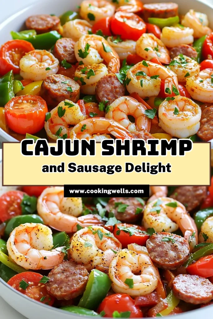 Looking for a quick and delicious weeknight dinner? Try this Cajun Shrimp & Sausage Skillet! Packed with flavor, it combines succulent shrimp, spicy sausage, and vibrant veggies all in one pan. Whip it up in just 30 minutes and impress your family with a taste of the South. Click through to discover the full recipe and start cooking today! #CajunShrimp #EasyRecipes #OnePanMeals #DinnerIdeas