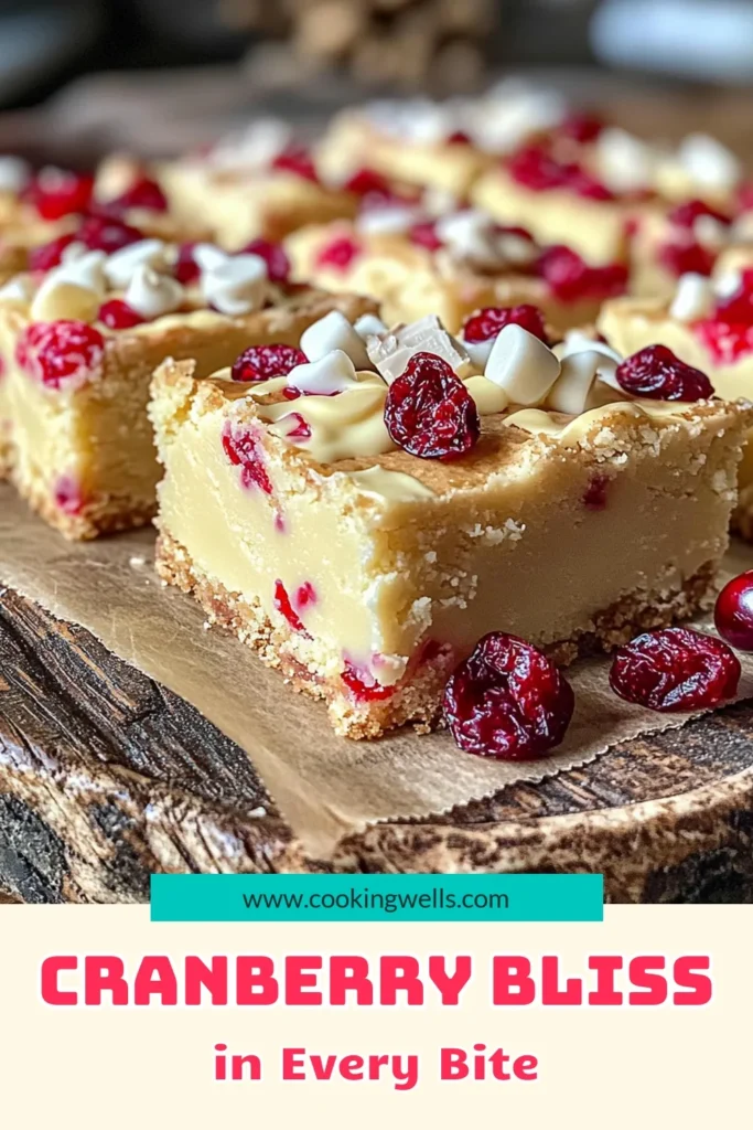 Indulge in the deliciousness of White Chocolate Cranberry Blondies! This easy recipe combines buttery goodness with sweet white chocolate and tart cranberries, perfect for any occasion. In just 45 minutes, you can create these mouthwatering treats that will impress friends and family. Don't miss out—click through to discover full details and more tips for serving! #BakingRecipes #Blondies #DessertIdeas #WhiteChocolateCranberryBlondies