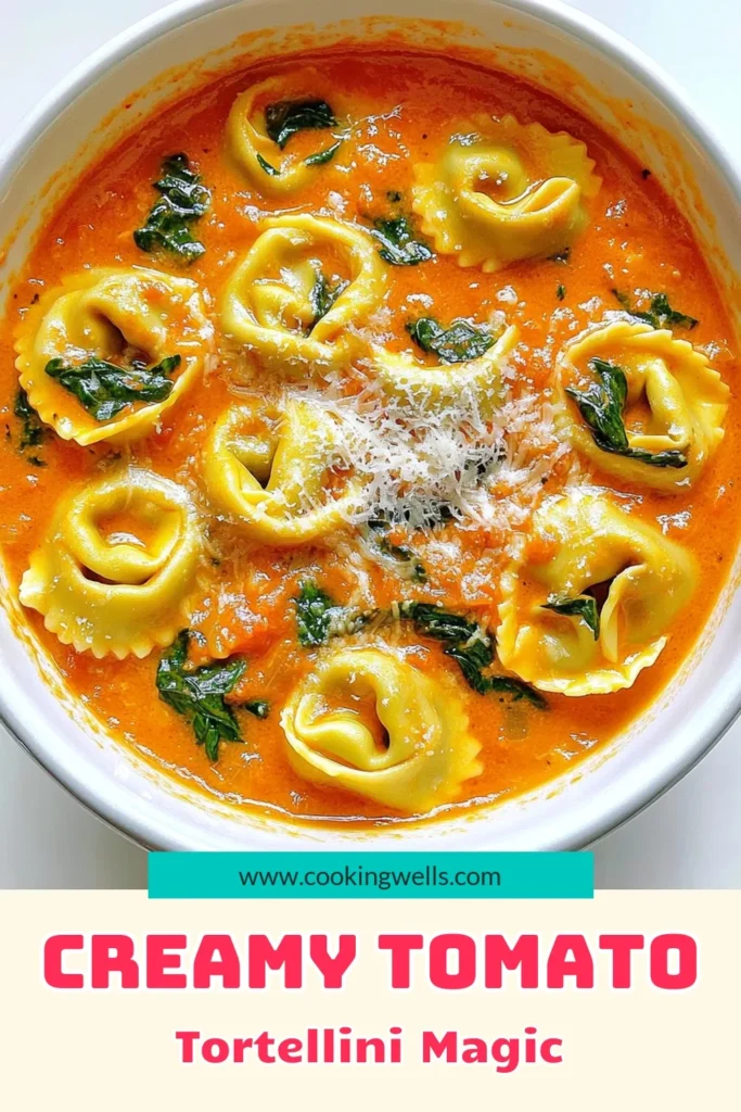 Indulge in the comfort of Slow Cooker Creamy Tomato Tortellini, a delightful dish that's easy to prepare and packed with flavor! With just a handful of ingredients like cheese tortellini, crushed tomatoes, and coconut milk, you can create a rich, creamy meal that everyone will love. Ready to savor the deliciousness? Click through for the full recipe and make this tasty dinner tonight! #SlowCookerRecipe #TomatoTortellini #EasyMeals #ComfortFood
