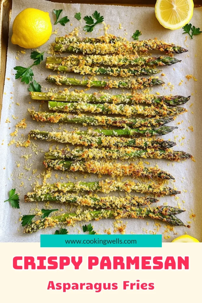 Satisfy your cravings with these Crispy Lemon Parmesan Asparagus Fries! Packed with flavor and incredibly easy to make, this delightful recipe uses fresh asparagus, zesty lemon, and crispy panko for a mouthwatering snack or side dish. Perfect for any occasion, these fries are sure to impress! Check out the full recipe now and elevate your veggie game. #HealthyRecipes #AsparagusFries #LemonRecipes #CrispyVeggies