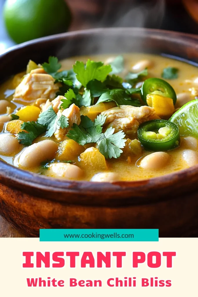 Looking for a hearty recipe that’s easy to whip up? Try this Instant Pot Creamy White Bean Chicken Chili! Packed with tender chicken, savory spices, and creamy goodness, this dish is a comforting meal perfect for any occasion. In just 30 minutes, you can have a delicious bowl ready to warm you up. Click through to discover the full recipe and start cooking this delightful chili today!