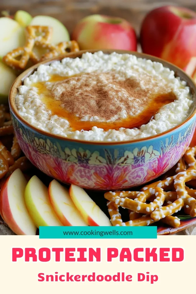 Indulge in a guilt-free treat with this High-Protein Snickerdoodle Cottage Cheese Dip! Perfect for a quick snack or a sweet party appetizer, this creamy dip combines cottage cheese and Greek yogurt with delightful flavors of cinnamon, maple syrup, and a hint of nutmeg. Serve it with sliced apples or graham crackers for a deliciously fun experience. Click through to explore the full recipe and impress your friends with this nutritious delight!