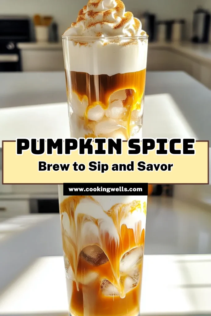 Enjoy the fall flavors with a delightful Pumpkin Spice Cold Foam Brew! This quick and easy recipe combines cold brewed coffee, creamy pumpkin foam, and a touch of maple sweetness for the perfect cozy beverage. Just blend, pour, and savor the taste of autumn in every sip. Ready to indulge? Click through for the full recipe and elevate your coffee game! #PumpkinSpiceColdFoamBrew #FallRecipes #CoffeeLovers #PumpkinSpice
