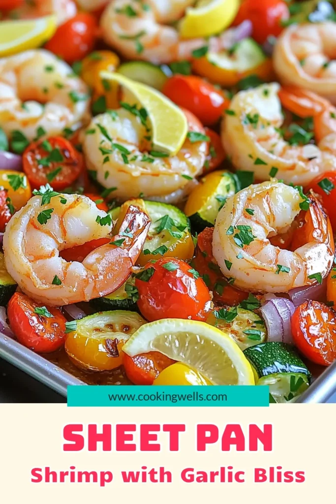 Discover the delicious simplicity of Sheet Pan Lemon Garlic Shrimp & Veggies! This easy recipe combines juicy shrimp and colorful vegetables roasted to perfection in just 35 minutes. With fresh lemon and garlic flavors, it’s the perfect dish for busy weeknights or entertaining guests. Click through to explore the full recipe and elevate your dinner game tonight! #LemonGarlicShrimp #SheetPanDinner #HealthyRecipes #QuickMeals
