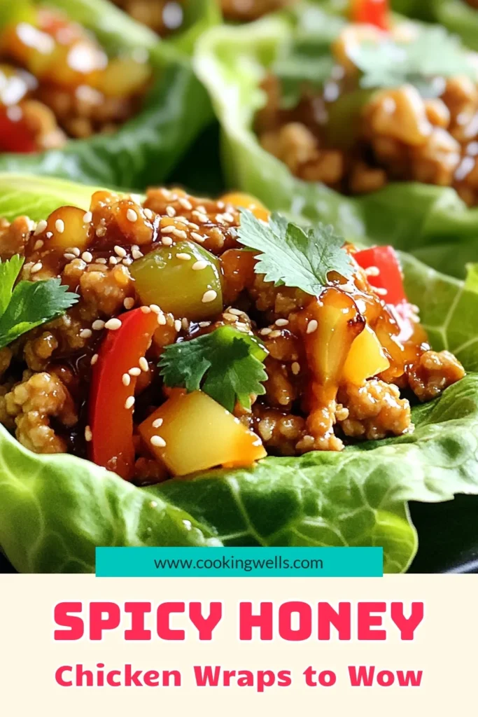 Transform dinner with these Spicy Sriracha Honey Chicken Lettuce Wraps! This quick and tasty recipe combines ground chicken, zesty Sriracha, and sweet honey, all wrapped in crisp lettuce for a healthy twist. Perfect for weeknight meals or entertaining guests, these wraps are sure to impress! Click through to discover how easy it is to make this flavorful dish. #ChickenWraps #HealthyRecipes #Sriracha #EasyDinnerIdeas