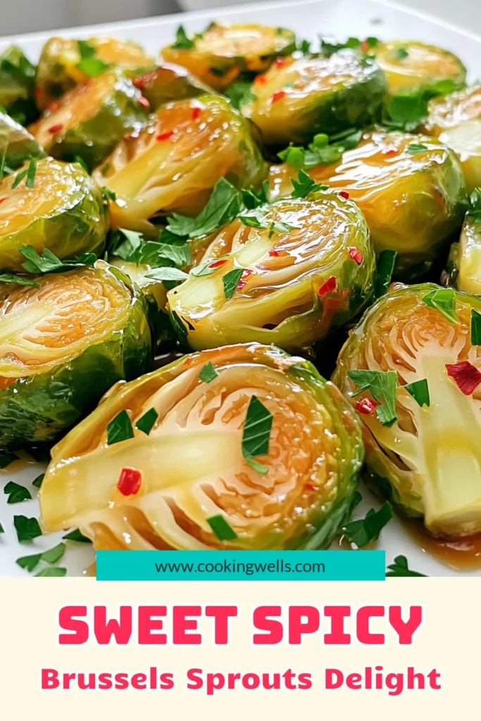 Indulge in the deliciousness of Cozy Hot Honey Glazed Brussels Sprouts! This easy recipe features perfectly roasted Brussels sprouts drizzled with a sweet and spicy glaze that elevates any meal. In just 35 minutes, you can create a dish that's perfect for weeknight dinners or holiday gatherings. Discover the full recipe and impress your family and friends—click through now! #BrusselsSprouts #HealthyRecipes #ComfortFood #GlazedVegetables
