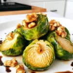 - 1 lb Brussels sprouts, halved - 2 tablespoons olive oil - 3 tablespoons pure maple syrup - 1 teaspoon garlic powder - 1/2 teaspoon salt - 1/4 teaspoon black pepper - 1/4 teaspoon crushed red pepper flakes (optional) - 1 tablespoon balsamic vinegar - 1/4 cup chopped walnuts (for garnish) The recipe calls for 1 pound of Brussels sprouts. This amount serves about four people. You can adjust the amount based on how many servings you need. Each ingredient plays a key role in making the dish tasty. - Olive oil helps the sprouts crisp up. - Maple syrup adds sweetness and a lovely glaze. - Garlic powder gives a delicious kick. - Salt and pepper bring out the flavors. - Red pepper flakes add a bit of heat, but they are optional. - Balsamic vinegar adds a tangy finish. - Walnuts provide crunch and flavor. If you want to mix things up, you can try different add-ins. Here are a few ideas: - Use honey instead of maple syrup for a different sweet flavor. - Try smoked paprika instead of garlic powder for a smoky taste. - Add chopped pecans if you prefer them over walnuts. - For a vegan option, ensure the maple syrup is pure and check your balsamic vinegar for additives. These simple swaps can make your dish unique while keeping the base flavors intact. Start with fresh Brussels sprouts. Rinse them under cool water. Trim the ends and cut each sprout in half. This helps them cook evenly. Next, grab a large bowl. Add the halved sprouts to the bowl. Now, pour in the olive oil and maple syrup. Sprinkle in the garlic powder, salt, black pepper, and crushed red pepper flakes if you like some heat. Mix everything well. You want each sprout to be coated nicely. Preheat your air fryer to 375°F (190°C). Let it heat for about 5 minutes. This step is key for crispiness. Now, place the seasoned Brussels sprouts in the air fryer basket. Make sure they lie flat in a single layer. If you have a lot, you might need to cook them in batches. Air fry for 12 to 15 minutes. Halfway through, shake the basket. This helps them cook evenly. When they are done, the sprouts should be crispy outside and tender inside. After air frying, take the sprouts out. Drizzle balsamic vinegar over them. Gently toss to mix. This adds a nice tangy flavor. To finish, serve them hot. Sprinkle chopped walnuts on top for crunch. If you want, add a little extra maple syrup for sweetness. Enjoy your tasty side dish! For crispy Brussels sprouts, start with fresh ones. Choose firm sprouts, free of blemishes. Halve them for even cooking. The olive oil helps create a great crunch. Air fry at 375°F for 12-15 minutes. Shake the basket halfway through. This step ensures they cook evenly. To boost flavor, use pure maple syrup. It gives a sweet touch that pairs well with sprouts. Garlic powder adds depth without overpowering. For a kick, add crushed red pepper flakes. A splash of balsamic vinegar at the end brightens the dish. Finish with walnuts for crunch and taste. Air fryers can vary in size and power. If your sprouts cook too fast, lower the temperature to 350°F. For larger batches, cook in waves. Keep the first batch warm in the oven. Always check for doneness by piercing with a fork. They should be tender inside and crispy outside. {{image_2}} You can make this dish even better by adding some sweet and savory flavors. Try mixing in some cooked bacon or pancetta. Their salty crunch pairs well with the sweetness of the maple glaze. You can also add dried cranberries or raisins for a pop of sweetness. These fruits will add color and a chewy texture that makes each bite exciting. If you're looking for something different, switch up the glaze. You can use honey instead of maple syrup for a floral sweetness. A soy sauce-based glaze adds a savory depth. Just mix soy sauce with a bit of honey or brown sugar. You can also try a spicy sriracha glaze. Just mix sriracha with olive oil and a bit of maple syrup. Brussels sprouts are great, but you can use other veggies too. Cauliflower florets work well and have a mild flavor. Broccoli is another good choice and adds a nice green color. Even green beans can be air-fried with the same glaze. Just remember to adjust the cooking time based on the vegetable you choose. Store any leftovers in an airtight container. Keep them in the fridge for up to 3 days. Make sure they cool down first. This helps keep them crispy. If you use a glass container, it helps avoid stains from the maple syrup. To reheat, use your air fryer at 350°F (175°C). Air fry for about 5 minutes. This method keeps them crisp. You can also use a microwave, but they may get a bit soggy. If using a microwave, place a damp paper towel over them. This helps retain some moisture. You can freeze Brussels sprouts if needed. Place them in a freezer-safe bag. Be sure to remove as much air as possible. They can last for up to 2 months in the freezer. When ready to eat, thaw them in the fridge overnight. Then, reheat them in your air fryer for the best texture. Yes, you can use frozen Brussels sprouts. They work well in the air fryer. However, you may need to adjust the cooking time. Frozen sprouts may take a few extra minutes to cook through. Check for tenderness and crispiness before serving. Air Fryer Maple Glazed Brussels Sprouts pair well with many dishes. Here are a few ideas: - Grilled chicken or steak - Roasted pork tenderloin - Quinoa or rice bowls - A fresh green salad The sweetness of the glaze complements savory dishes nicely. To make the glaze thicker, try these tips: - Cook the maple syrup longer on low heat. This will reduce it and thicken the syrup. - Add a small amount of cornstarch mixed with water. This will help thicken the glaze when added. - Use less olive oil in your mix. This will create a more concentrated glaze. These methods help you achieve the desired consistency for your Brussels sprouts. In this blog post, we covered how to make Air Fryer Maple Glazed Brussels Sprouts. We started with essential ingredients and measurements, then moved to easy step-by-step instructions. I shared tips for perfect texture and flavor upgrades, along with tasty variations. Lastly, I discussed how to store and reheat your dish. Remember, the right ingredients and methods can transform your cooking. Enjoy experimenting and making this dish your own!