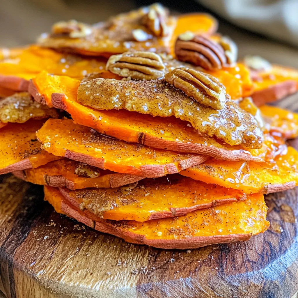 - 2 large sweet potatoes - 2 tablespoons olive oil - 2 tablespoons pure maple syrup - 1 teaspoon ground cinnamon - ½ teaspoon salt - ¼ teaspoon black pepper - Optional toppings: chopped pecans or walnuts Gather these ingredients before you start. Fresh sweet potatoes make the best fries. I choose large ones for more fries. Olive oil adds a nice flavor and helps crisp the fries. Pure maple syrup gives a sweet touch that pairs well with cinnamon. Ground cinnamon adds warmth and spice, while salt and black pepper enhance all the flavors. If you want a crunch, add chopped pecans or walnuts on top. They give a nice texture and look. You can mix and match toppings based on your taste. Each ingredient plays a key role in creating a delicious snack. So, let’s get cooking! Set the air fryer to 400°F (200°C). Preheat it for about 5 minutes. This step helps the fries cook evenly. Wash the sweet potatoes well. Peel them and cut them into thin fries. Aim for pieces no thicker than 1/4 inch. This helps them get crispy. In a large bowl, combine the fries with olive oil, maple syrup, ground cinnamon, salt, and black pepper. Toss everything together well. Make sure all the fries get coated evenly. Place the fries in the air fryer basket in a single layer. If you have a lot, cook them in batches. Air fry for 15-20 minutes. Shake the basket halfway through. This ensures even cooking. Check when they are crispy and tender. After cooking, take out the fries and let them rest for a minute. If you like, sprinkle chopped pecans or walnuts on top. For a nice look, serve the fries on a colorful plate or a rustic wooden board. Drizzle a bit of extra maple syrup on top for added sweetness. - Cut your sweet potatoes into thin fries, not thicker than 1/4 inch. This helps them cook evenly and become crispy. - Preheat your air fryer to 400°F (200°C) for about 5 minutes. This step is key. It helps the fries start cooking right away. - Try adding a pinch of nutmeg or some garlic powder for a different taste. These spices can add a nice twist to your fries. - If you want to change the sweetness, use honey or agave syrup instead of maple syrup. Each will give a unique flavor. - Avoid overcrowding the air fryer basket. If you add too many fries at once, they won’t cook properly. - To cook in batches, just divide the fries into smaller groups. This way, they will all get nice and crispy. {{image_2}} You can make your sweet potato fries even sweeter! Try using honey or agave. Both add a rich flavor. If you want, add spices like nutmeg or allspice. These spices will give your fries a warm, cozy taste. Just a pinch can change everything. If you crave something savory, garlic powder or smoked paprika works well. These spices add a kick. After cooking, sprinkle some cheese on top. Melted cheese gives a creamy texture that pairs nicely with the sweet fries. You can also try other types of potatoes. Purple or Japanese sweet potatoes add unique flavors and colors. Regular potatoes can work too, but they will taste different. Sweet potatoes are sweeter and creamier than regular ones. To store leftover fries, let them cool first. Place the fries in an airtight container. They can last in the fridge for about 3 days. When you want to reheat them, use the air fryer. Preheat it to 375°F (190°C). Place the fries in the basket and heat for about 5-7 minutes. This helps keep them crispy. If you want to freeze these fries, let them cool completely. Then, spread them on a baking sheet in a single layer. Freeze them for 1-2 hours until firm. Once frozen, transfer the fries to a freezer bag. They last for up to 3 months. To reheat from frozen, preheat the air fryer to 400°F (200°C). Cook the fries for about 10-15 minutes. Shake the basket halfway through to ensure even heating. Enjoy crispy fries even after freezing! Yes, you can! Try baking them in the oven. Preheat your oven to 425°F (220°C). Spread the fries on a baking sheet in a single layer. Bake for 25-30 minutes, flipping halfway through. This method gives a nice crunch, but air frying is quicker. You can use regular potatoes, but expect a different taste. Sweet potatoes add a natural sweetness. They are softer and creamier inside. Regular potatoes will be more starchy and less sweet. The texture will also differ. Sweet potatoes will caramelize better with maple syrup. For crispy fries, cut them thin. Aim for 1/4 inch or less. Preheat the air fryer to 400°F (200°C) first. Don’t overcrowd the basket; this helps them cook evenly. Shake the basket halfway through cooking to promote even crisping. You can reduce the maple syrup if you want less sweetness. Try using less than two tablespoons. You can also add more cinnamon for flavor without added sugar. Or, use a different sweetener like honey or agave syrup to change the taste. These Air Fryer Maple Cinnamon Sweet Potato Fries are simple and tasty. You need just a few ingredients and easy steps to make them. You can change flavors and add toppings to suit your taste. Remember to cut the fries evenly for the best crispiness. Store any leftovers properly to enjoy later. I hope you try this recipe and enjoy every bite! Enjoy your cooking journey and the delicious fries to come!