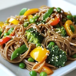 Ginger Soy Soba Noodle Stir Fry Flavorful and Easy Meal