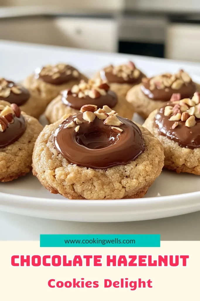 Indulge in the rich flavors of Chocolate Hazelnut Thumbprint Cookies that are sure to impress! These delightful cookies are easy to make with just a handful of ingredients and feature a creamy chocolate hazelnut center topped with crunchy hazelnuts. Perfect for any occasion, they’ll be a hit with family and friends. Click through for the full recipe and discover your new favorite treat! #ChocolateCookies #HazelnutDelight #EasyBaking #CookieRecipe