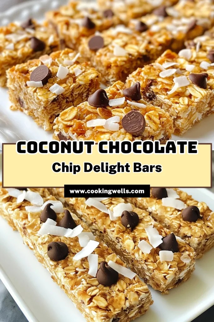 Discover how to make Coconut Chocolate Chip Granola Bars with this easy homemade granola bars recipe. These healthy granola bars are no-bake and perfect for snacking. Made with rolled oats, shredded coconut, and almond butter, they're deliciously satisfying. Enjoy a nutritious treat that's quick to prepare and great for on-the-go. Click to try this recipe and make your own almond butter granola bars today! #GranolaBars #HealthySnacks #NoBake #CoconutRecipes
