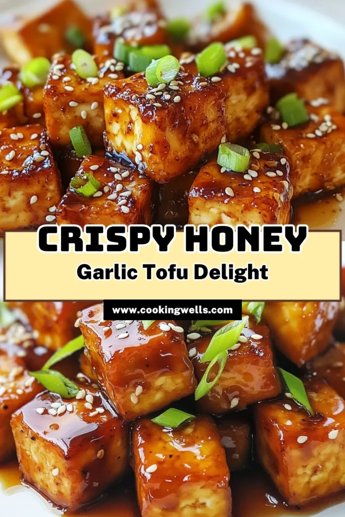 Discover the deliciousness of crispy honey garlic tofu! This easy tofu dinner is perfect for anyone craving a flavorful vegetarian dish. Coated in a sweet and tangy honey garlic sauce, it's sure to become a favorite among tofu recipes. Perfect for meal prep or a quick weeknight dinner, this dish is both satisfying and healthy. Try this crispy honey garlic tofu recipe today and impress your taste buds! Save and share! #TofuRecipes #HoneyGarlicSauce #VegetarianTofuDishes #EasyTofuDinner