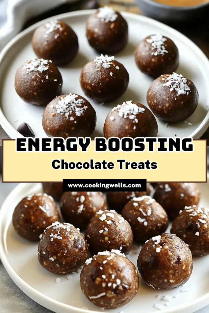 Fuel your day with these delicious Chocolate Espresso Energy Balls! Perfect for a quick treat, this healthy snack recipe is a no-bake wonder packed with almond butter, oats, and rich cocoa. These almond butter energy balls are simple to make and offer a satisfying way to boost your energy levels. Try these homemade energy snacks today and enjoy the perfect blend of chocolate and coffee. Save this recipe for your next healthy treat! #HealthySnacking #EnergyBalls #NoBakeRecipes #ChocolateEspresso