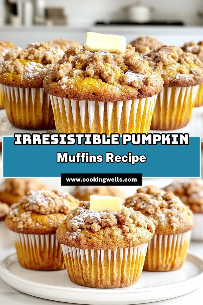 Indulge in the warmth of fall with these irresistible Cinnamon Streusel Pumpkin Muffins! Perfect for breakfast or a tasty snack, these muffins feature a moist pumpkin base paired with a crunchy streusel topping. With simple ingredients and easy steps, you'll have a delightful treat ready in no time. Click to explore the full recipe and impress your family and friends! #PumpkinMuffins #FallBaking #CinnamonStreusel #MuffinRecipes