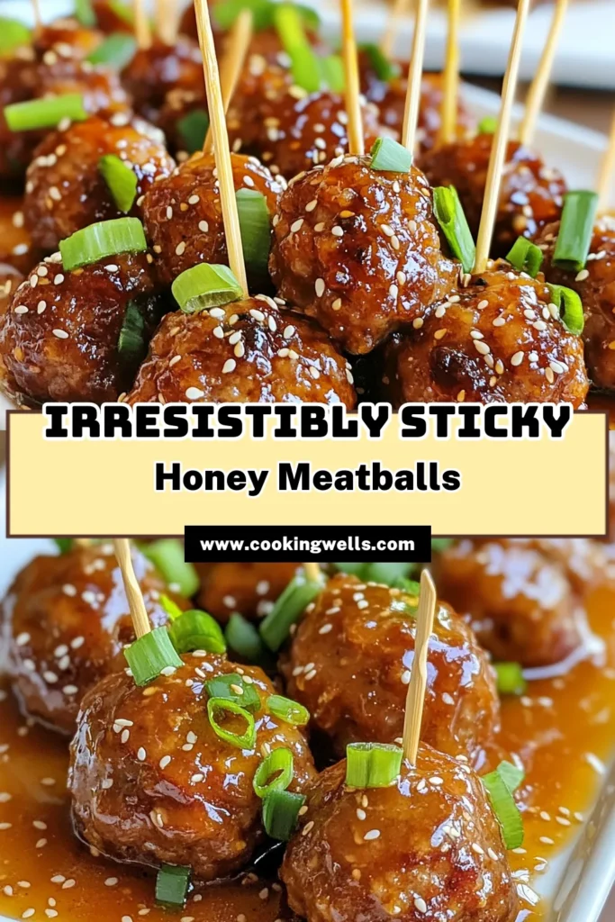 Looking for a delicious and easy meatball recipe? Try these sticky honey garlic meatballs! Made with ground beef and coated in a savory honey garlic sauce, they're perfect for any occasion. This homemade meatball sauce is the star of the dish, offering a delightful blend of sweetness and garlic flavor. Great for family dinners or gatherings! Save this recipe now and impress your guests! #StickyHoneyGarlicMeatballs #EasyMeatballRecipe #GroundBeefMeatballs #HomemadeMeatballSauce