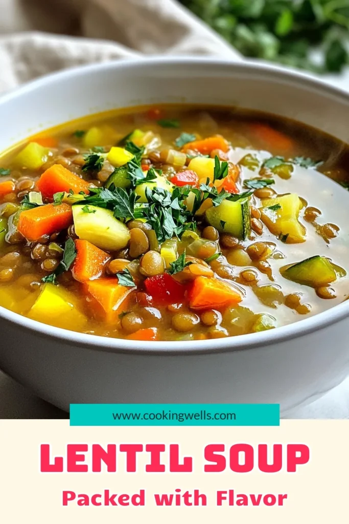 Looking for a comforting and healthy meal? Try this Mediterranean lentil soup recipe! Packed with flavorful ingredients, this hearty lentil soup is perfect for any day of the week. It’s also a fantastic choice for vegan soup recipes, ensuring a nutritious and delicious option. Discover how easy it is to whip up Mediterranean recipes with lentils that your whole family will love. Save this recipe for a wholesome dinner! #MediterraneanLentilSoup #HealthyEating #VeganRecipes #SoupSeason