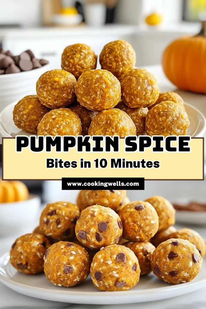 Looking for a delicious and nutritious snack? Try these Pumpkin Spice Energy Bites! Perfect for a quick boost, these Healthy Snacks with Pumpkin are easy to make and require no baking. This No-Bake Energy Bites Recipe features oatmeal almond butter balls that are not only vegan but also packed with flavor. Enjoy these Vegan Pumpkin Energy Bites as a post-workout snack or grab-and-go treat. Save this recipe for your next cooking adventure! #PumpkinSpiceEnergyBites #HealthySnacks #VeganRecipe #NoBakeSnacks