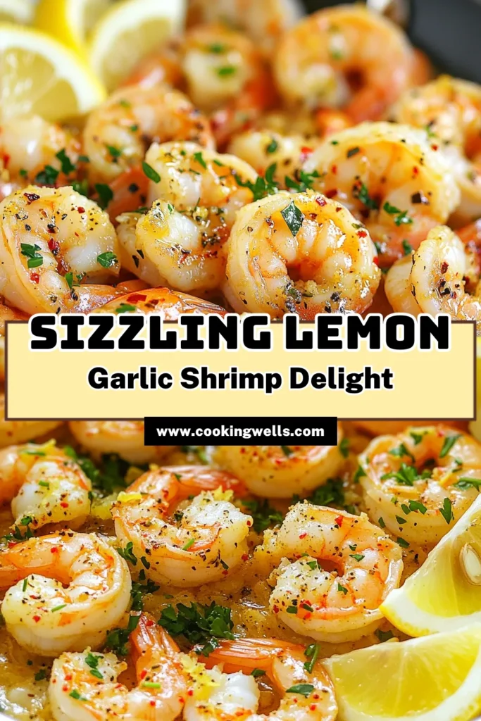 Savor the flavors of this delicious lemon garlic shrimp skillet! This quick and easy shrimp recipe brings together succulent shrimp, zesty lemon, and fragrant garlic for a perfect skillet shrimp dinner. Ideal for busy weeknights, this garlic shrimp with lemon takes just 15 minutes to prepare and impress. Don't miss out on this must-try shrimp skillet recipe. Pin it for your next meal! #EasyShrimpRecipes #ShrimpSkilletRecipe #GarlicShrimpWithLemon #LemonGarlicShrimp