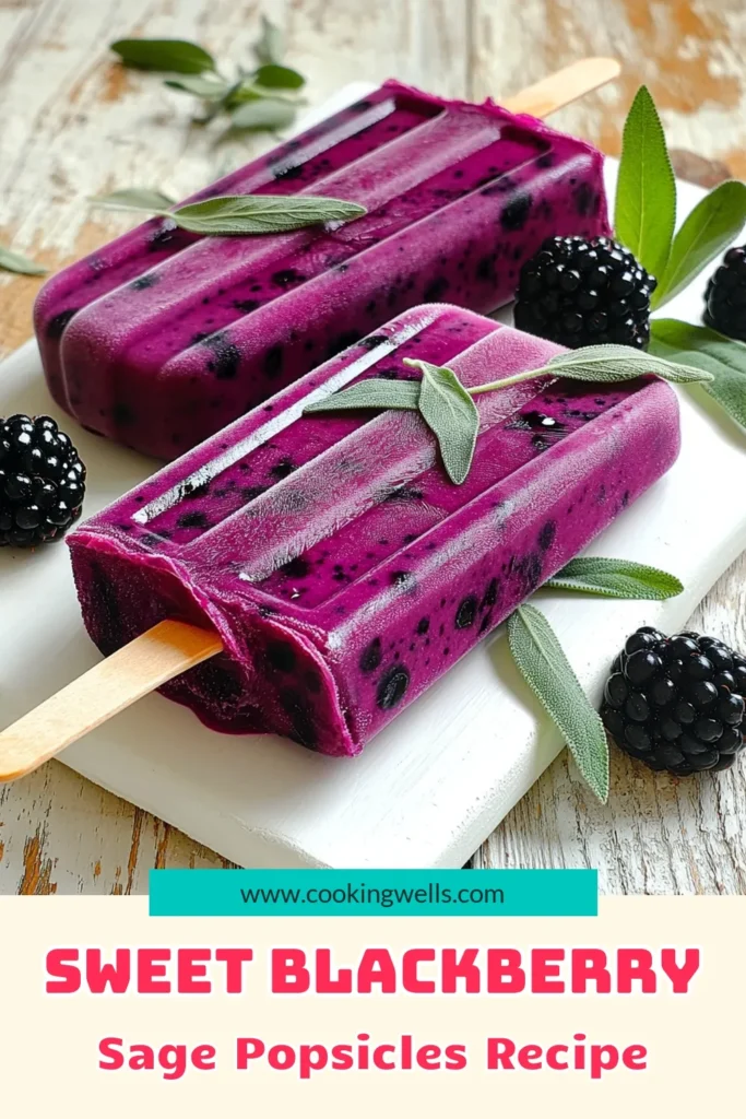 Beat the heat with refreshing blackberry sage lemonade popsicles! These delightful treats combine juicy blackberries, zesty lemonade, and the unique flavor of sage for a summer favorite everyone will love. Perfect for warm days or gatherings, they are easy to make and sure to impress. Click through for the full recipe and enjoy a sweet, tangy, and herbaceous delight today! #Popsicles #SummerTreats #HomemadeRecipes #BerryDelight