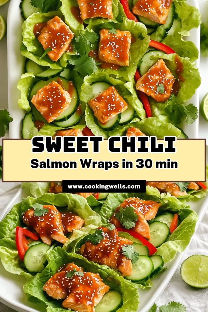 Get ready to tantalize your taste buds with these Sweet Chili Salmon Lettuce Wraps! This delicious recipe brings together tender salmon coated in a flavorful sweet chili sauce, all wrapped in crisp lettuce. Perfect for a healthy dinner or party appetizer, these wraps are easy to make and packed with flavor. Click to explore the full recipe and bring this vibrant dish to your table today! #SalmonRecipes #HealthyEating #LettuceWraps #EasyRecipes