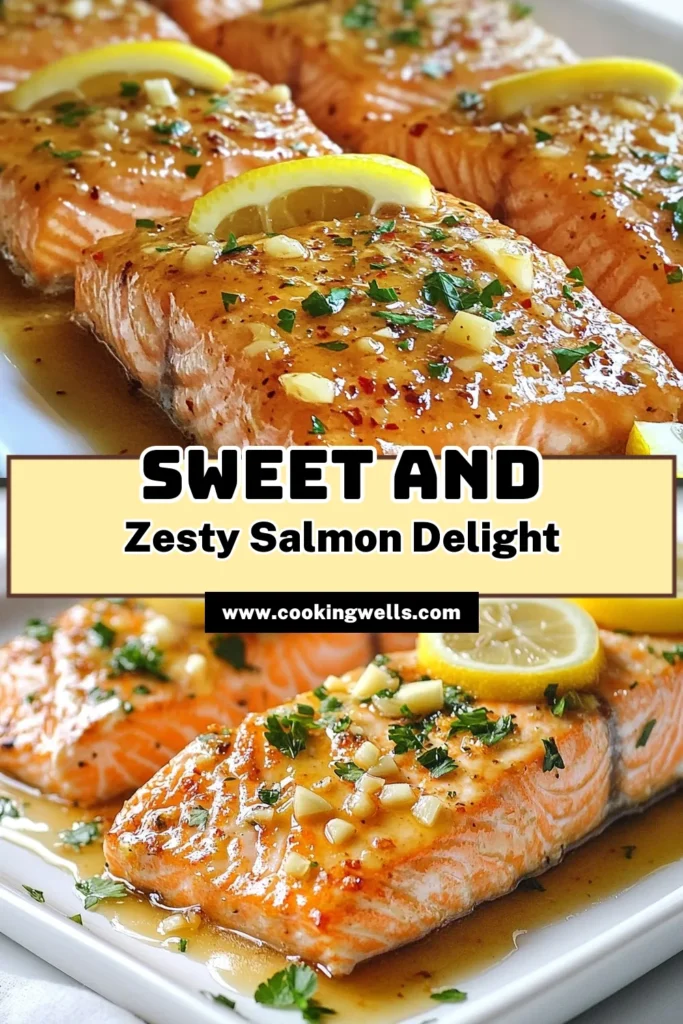 Discover the deliciousness of Honey Lemon Garlic Salmon, a baked salmon recipe that’s perfect for an easy salmon dinner! This healthy salmon fillet is marinated in a zesty blend of honey, lemon, and garlic, ensuring it's packed with flavor. In just 45 minutes, you'll enjoy a quick seafood recipe that the whole family will love. Save this recipe for your next meal and impress your guests! #BakedSalmon #EasyDinner #HealthyEating #SeafoodRecipes