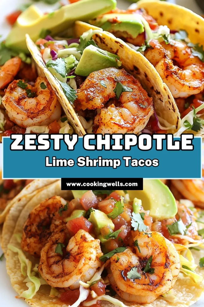Indulge in delicious Chipotle shrimp tacos with this easy lime shrimp taco recipe! Perfect for those craving spicy shrimp tacos that are also healthy. Made with perfectly seasoned shrimp, fresh avocado, and crunchy cabbage, these easy shrimp tacos are sure to impress. Ready in just 20 minutes, they’re a family favorite! Save this recipe for your next meal! #ChipotleShrimpTacos #LimeShrimpTacoRecipe #EasyShrimpTacos #HealthyShrimpTacoRecipe