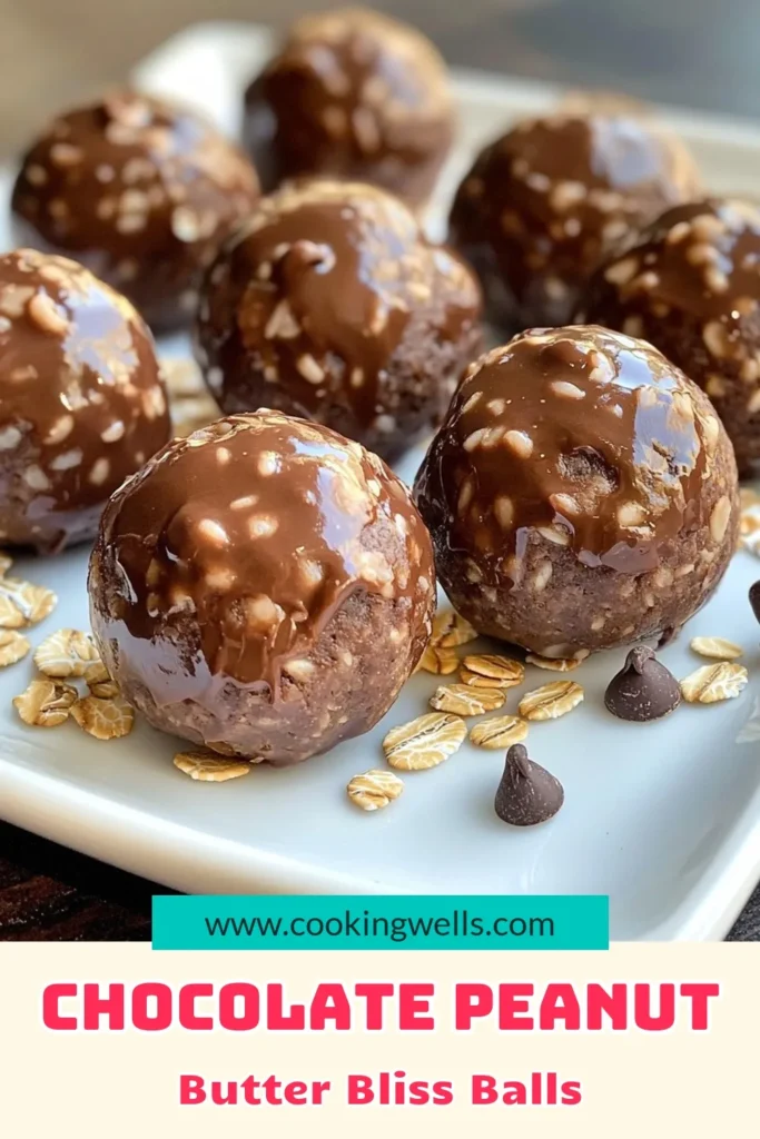 Get ready to fuel your day with these delicious chocolate peanut butter protein balls! Perfect for a quick energy boost, these no-bake protein balls are a must-try among healthy snack recipes. Made with natural peanut butter, rolled oats, and chocolate protein powder, they’re a delightful treat you'll love. Ideal for meal prep or a nutritious peanut butter snack, these energy bites are easy to make and packed with goodness. Save this recipe now and enjoy a healthy snack anytime! #HealthySnacks #ProteinBalls #PeanutButterSnacks #NoBakeRecipes