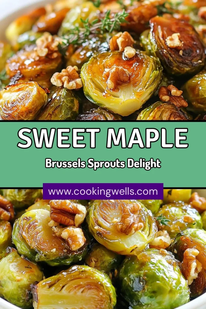 Discover the ultimate roasted Brussels sprouts recipe with these delicious maple glazed Brussels sprouts. This healthy Brussels sprouts side dish combines the sweetness of maple syrup with a caramelized Brussels sprouts method for incredible flavor. Perfect for any meal, this easy maple syrup recipe will be a hit at your dinner table. Try it now and impress your friends! Save this recipe! #BrusselsSprouts #HealthyRecipes #MapleSyrup #SideDishRecipes