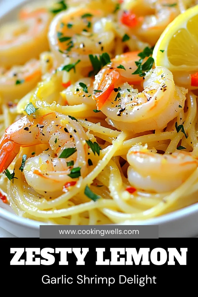 Discover the delight of Lemon Garlic Shrimp Pasta, a quick shrimp pasta recipe that's perfect for any weeknight dinner. This easy seafood pasta dish combines zesty flavors with succulent shrimp for a meal your family will love. Ready in just 20 minutes, this garlic shrimp linguine recipe is a must-try! Save this recipe for a delicious dinner tonight! #SeafoodRecipes #PastaLovers #QuickMeals #ShrimpPasta