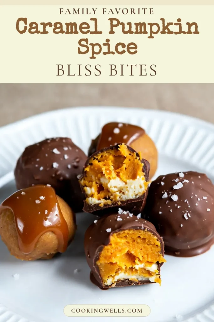 Indulge in the ultimate fall dessert with these delicious Caramel Pumpkin Spice Truffles! This pumpkin truffle recipe combines creamy pumpkin puree, rich cream cheese, and warm spices, all encased in chocolate and drizzled with caramel. Perfect as homemade pumpkin candies for your gatherings or cozy nights in. Try these chocolate covered pumpkin truffles today and enjoy a festive treat! Save this recipe! #PumpkinSpice #FallDessert #ChocolateTruffles #HomemadeCandies