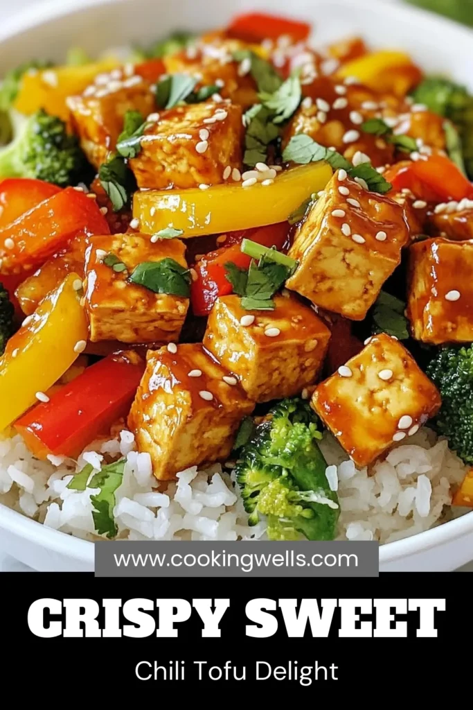 Discover a delicious and easy Sweet Chili Tofu Stir-Fry that will elevate your weeknight dinners. This irresistible sweet chili tofu recipe combines crispy tofu, vibrant vegetables, and a healthy sweet chili sauce for a satisfying vegetarian stir-fry. Perfect for a quick, healthy meal, this tofu stir-fry is your go-to easy tofu dinner. Save the recipe for a tasty, nutritious dish! #SweetChiliTofu #TofuStirFry #VegetarianRecipes #HealthyEating