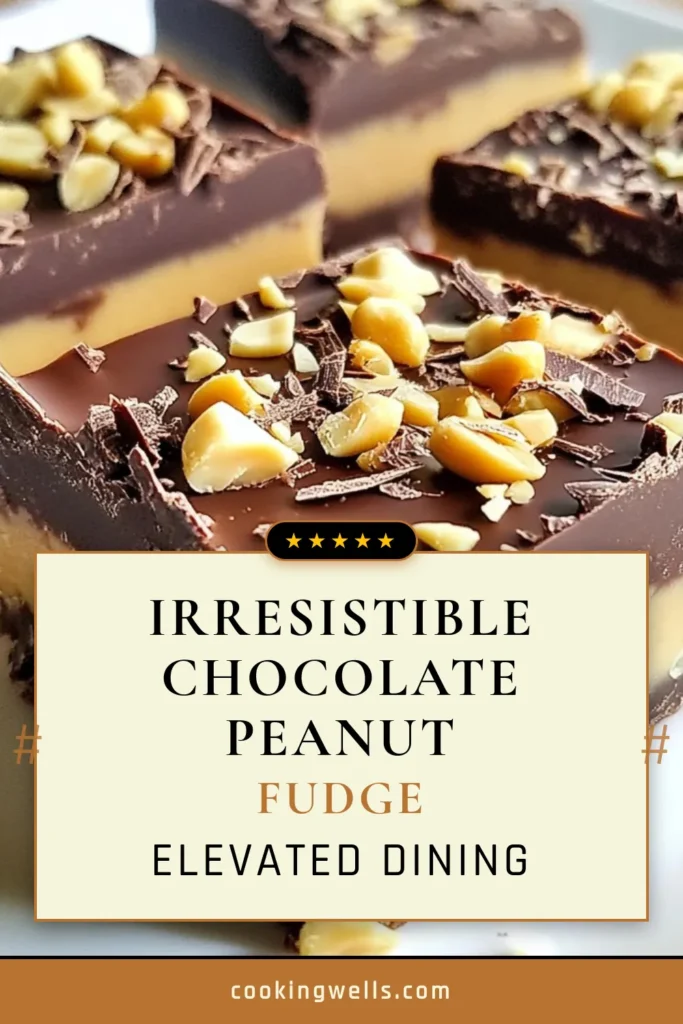 Indulge in this easy fudge recipe for Chocolate Peanut Butter Fudge that's guaranteed to satisfy your sweet tooth. This no bake chocolate fudge combines creamy peanut butter, semi-sweet chocolate, and just a pinch of salt for a rich homemade fudge with chocolate that everyone will love. Perfect for sharing or enjoying solo! Try making this delightful dessert today and don't forget to save for later! #ChocolatePeanutButterFudge #EasyFudgeRecipe #NoBakeDesserts #PeanutButterDelights