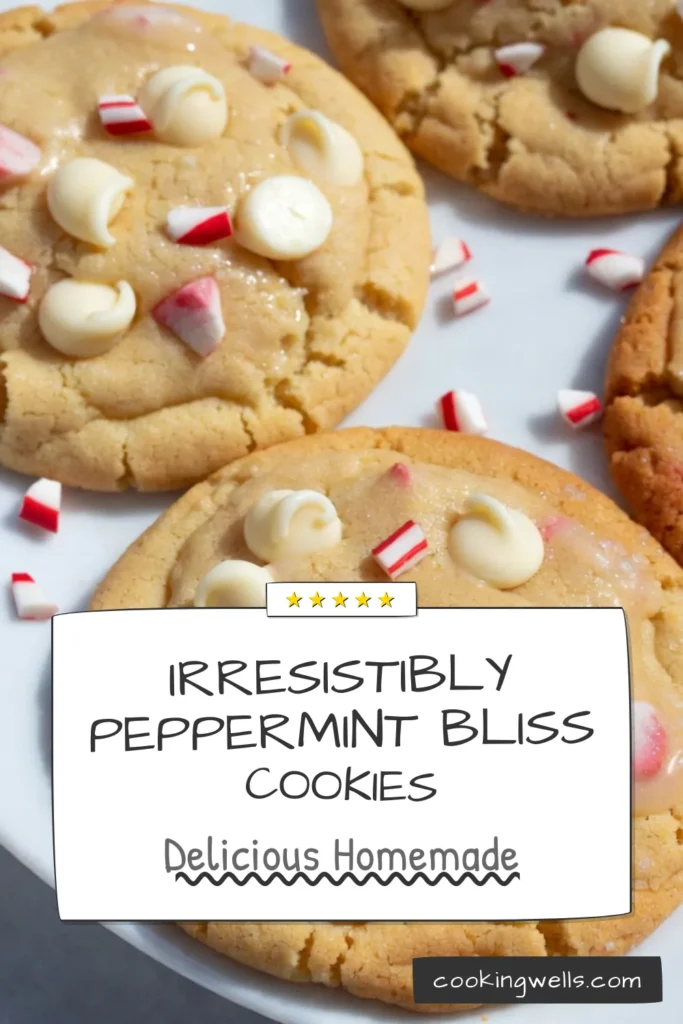 Indulge in the festive cheer with these delicious White Chocolate Peppermint Cookies! Perfect for your holiday gatherings, this easy Christmas cookies recipe combines creamy white chocolate and refreshing peppermint for a delightful treat. Ideal for any festive baking ideas, these cookies will impress your guests and brighten your holiday season. Try these peppermint desserts today and make your holidays even sweeter! Save this recipe for your next baking adventure! #HolidayCookieRecipes #FestiveBakingIdeas #EasyChristmasCookies #PeppermintDesserts