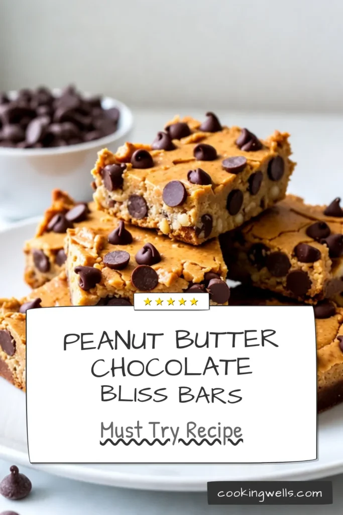 Fuel your day with these delicious peanut butter chocolate chip bars! This easy energy bar recipe combines rolled oats, natural peanut butter, and rich chocolate chips, all in a healthy snack bar that requires no baking. These homemade energy bars are perfect for a quick pick-me-up anytime. Try this tasty treat today and enjoy energy on-the-go! Save and share this recipe for a healthy lifestyle! #HealthySnacks #NoBakeRecipes #EnergyBars #PeanutButterChocolateChipBars