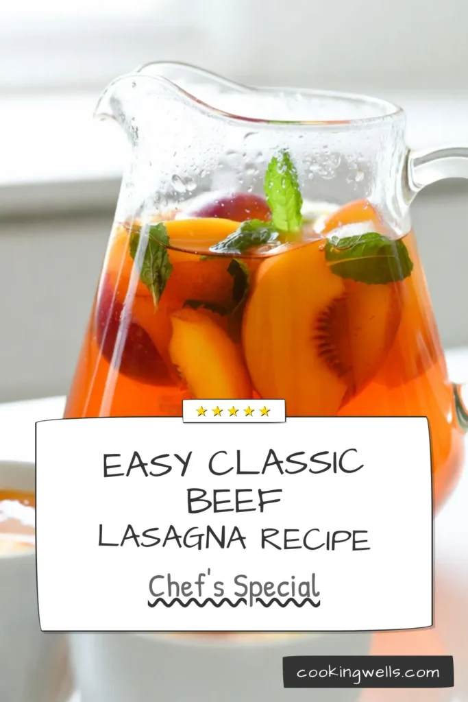 Stay cool this summer with our delightful Ginger Peach Iced Tea! This Peach Iced Tea Recipe is an easy way to enjoy homemade iced tea. With fresh peaches and a hint of ginger, it's one of the most refreshing summer drinks you'll ever make. Perfect for gatherings or a relaxing afternoon, this iced tea with ginger will impress everyone. Try it today and savor the flavors! Don’t forget to save this recipe! #GingerPeachIcedTea #SummerDrinks #IcedTeaRecipe #RefreshingDrinks