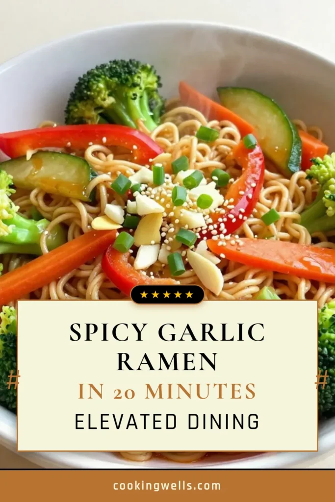 Craving a quick and flavorful meal? Try this spicy garlic ramen stir-fry that’s perfect for busy weeknights. Packed with vibrant veggies and sriracha ramen noodles, it's one of the easiest stir-fry recipes you'll find! In just 20 minutes, you can enjoy a delicious vegetable ramen stir-fry that satisfies your taste buds. Save this recipe for a spicy twist on instant ramen! #RamenLovers #QuickMeals #StirFry #VeggieRecipes
