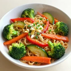 Spicy Garlic Ramen Stir-Fry Flavorful and Simple Meal